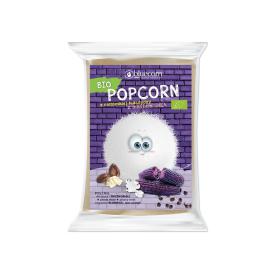 Popcorn z niebieskiej kukurydzy z masłem shea i solą do przygotowania w mikrofalówce bezglutenowy BIO 100g