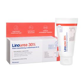 Linourea 30% A+E, krem mocznikowy z witaminami A i E, skóra pękająca i zrogowaciała, 50 g